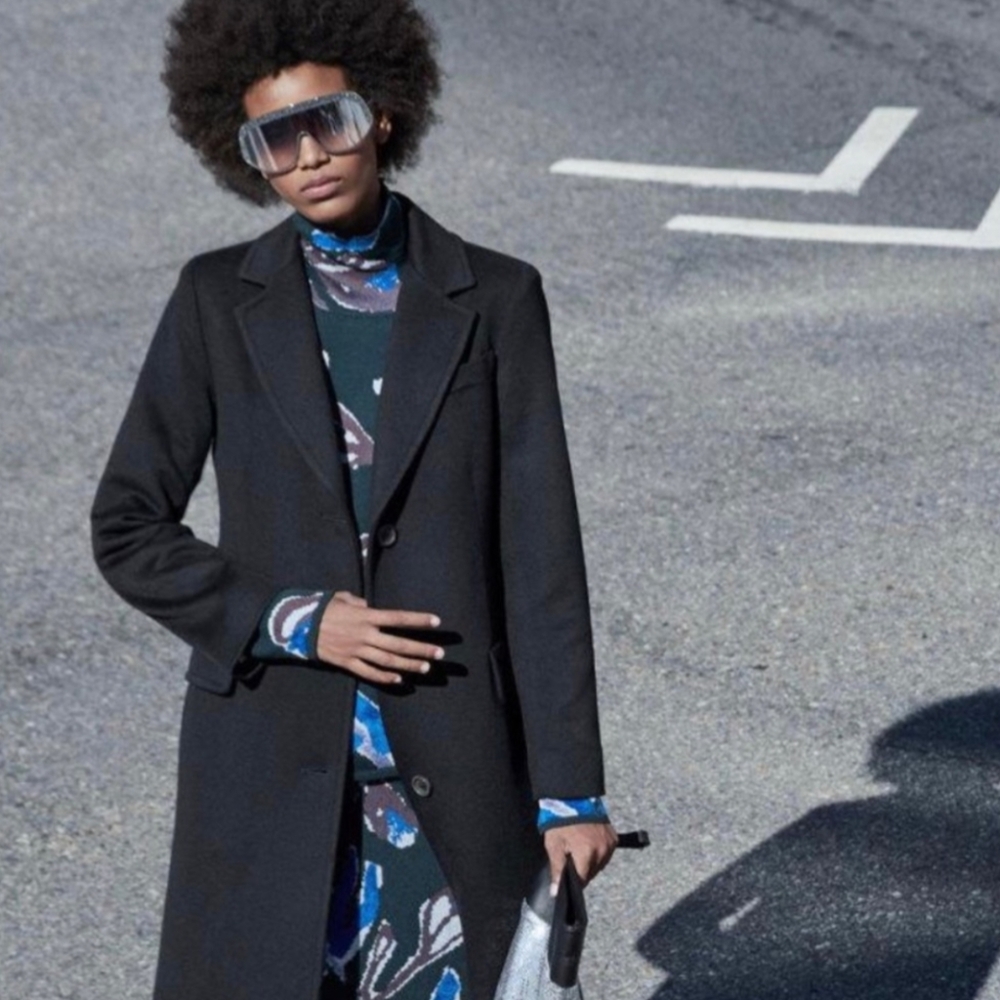 FLEURETTE Loro Piana Gorgeous Long Wool Coat - size 8 - Picture 8 of 9